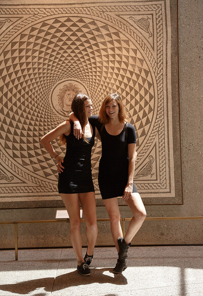 Romi and Raylene in And Raylene Visit The Villa from Zishy