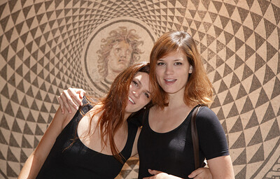 Romi and Raylene in And Raylene Visit The Villa from Zishy