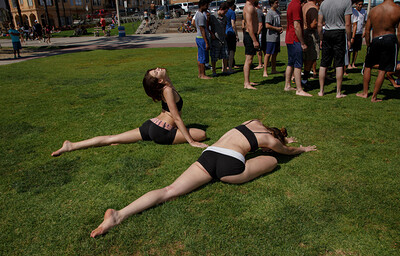 Romi and Raylene in And Raylene Original Muscle from Zishy