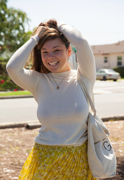 Nikki Yann in Heroic Sweater from Zishy