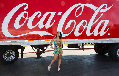 Carol Jasabe in Always Coca Cola from Zishy