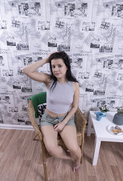 Viola Weber in Viola Weber masturbates during her tea time from We Are Hairy