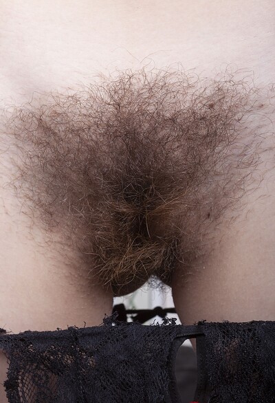 Sharon Rosie in We Are Hairy set Sharon Rosie masturbates with her purple toy