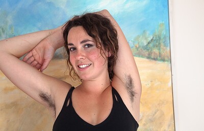 Lola Wilde in Lola Wilde strips naked during her workout from We Are Hairy