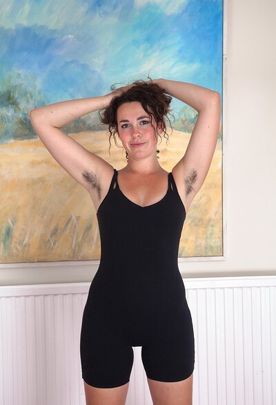 Lola Wilde in Lola Wilde strips naked during her workout from We Are Hairy