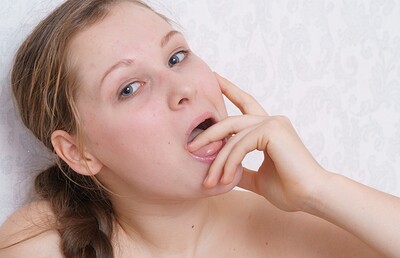 Angelika Dele in Angelika Dele strips nude after her ironing work from We Are Hairy