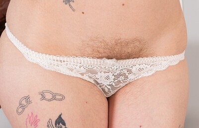 Dakota Rose in Dakota Rose strips naked wearing cowboy boots from We Are Hairy