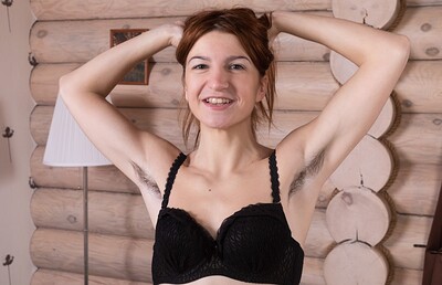 Atisha in Atisha strips naked after watering her plants from We Are Hairy
