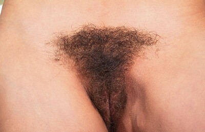 Solange in Solange enjoys her body while outdoors from We Are Hairy