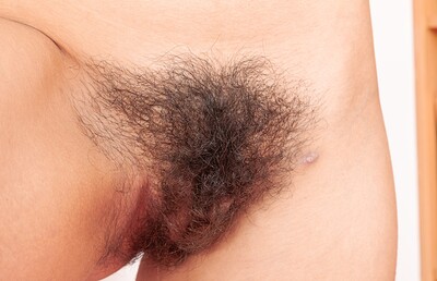 Nikki in Nikki Heat strips naked doing her workout from We Are Hairy