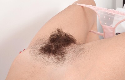 Terri Rose in Terri Rose strips naked in her bed from We Are Hairy