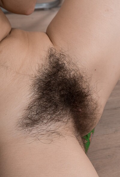 Ole Nina in Ole Nina enjoys her wardrobe and masturbates from We Are Hairy