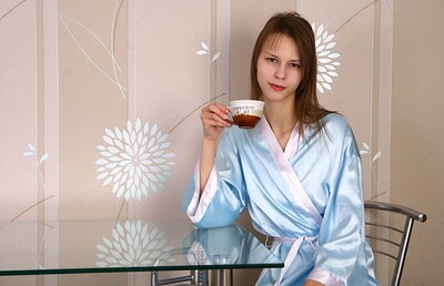 Beata in Beata's early morning espresso and toying from We Are Hairy