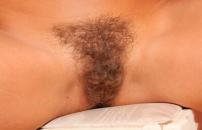 Anna in We Are Hairy set Seductive Anna's vibrant chair tease