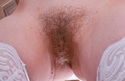 Alena in Perky natural Alena in sexy lingerie from We Are Hairy