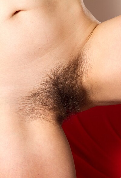 Charlotte B in Charlotte B slams her pink furry minge from We Are Hairy