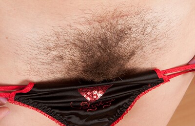 Yvette in Yvette takes off her sexy lingerie from We Are Hairy