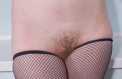 Alena in Pale beauty Alena likes sexy red lingerie from We Are Hairy