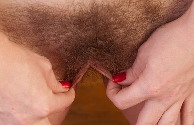 Sammy in Sammy studies her sexy curves and bush from We Are Hairy