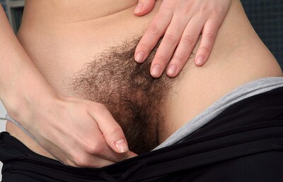 Claire in We Are Hairy set A warm soapy shower with Claire