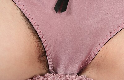 Thelma in Thelma's favorite sexy lingerie from We Are Hairy
