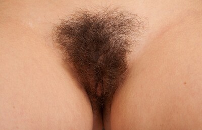 Iveta Z in We Are Hairy set Iveta Z pulls on her bush in the kitchen