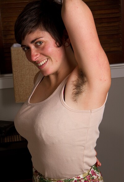 Louise in Luscious Louise gets frisky on the bed from We Are Hairy