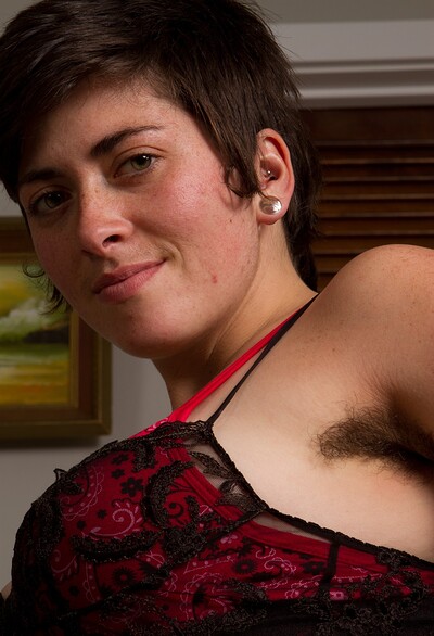 Louise in Luscious Louise gets frisky on the bed from We Are Hairy