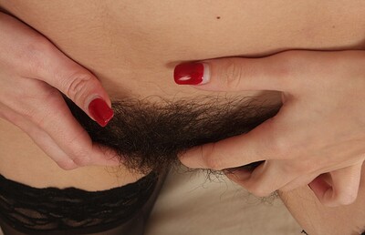 Velvet and Vendula in Kinky Velvet gapes her hairy bush from We Are Hairy