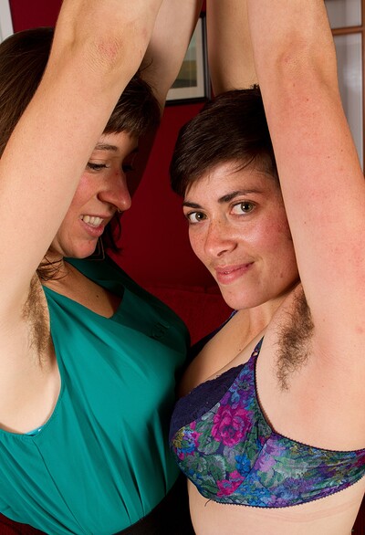 Charlie and Louise in Louise fingers Charlie's hairy box from We Are Hairy