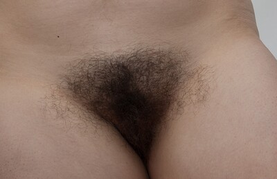Esther in Esther spreads her hairy cheeks from We Are Hairy