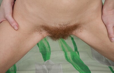 Nomi in Nomi pulls her panties to the side from We Are Hairy