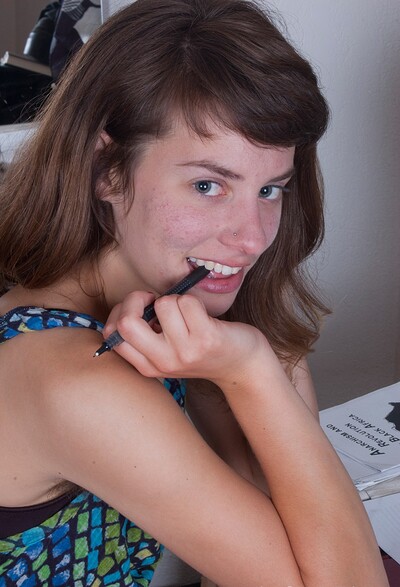 Ciara in Studying with Ciara from We Are Hairy
