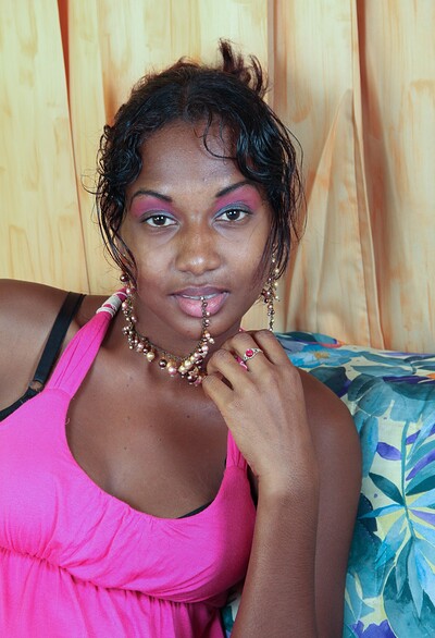 Sunita in Sultry Sunita strips in bright pink from We Are Hairy