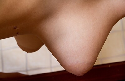 Chloe B in We Are Hairy set Chloe B kitchen strip tease