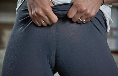 Mona in Mona shows her bum and puss from We Are Hairy