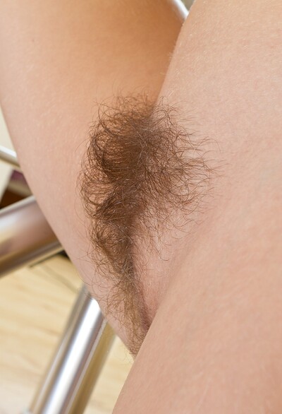 Chloe B in Chloe B staircase strip tease from We Are Hairy