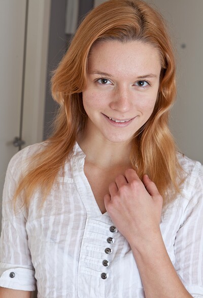 Ieva in Innocent Ieva dons all white from We Are Hairy