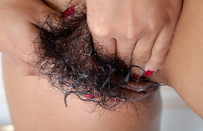 Amy in Amy gets soapy from We Are Hairy
