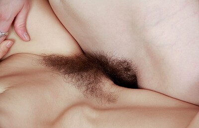 Barb and Carmen in Hairy Barb cant resist Hairy Carmens magic touch from We Are Hairy