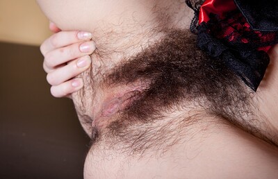 Selena in Selena gets hairy in the kitchen from We Are Hairy
