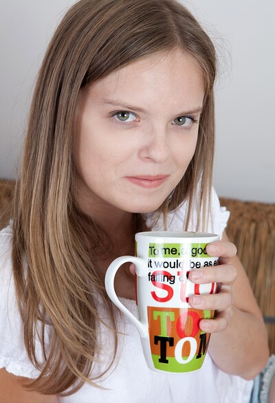 Denisma in Denisma likes an orgasm with her morning coffee from We Are Hairy