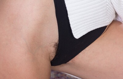 Penelope Jones in Penelope Jones strips naked in her new red heels from We Are Hairy