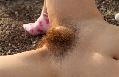 Fani in Days at the beach make hairy babe Fani hot from We Are Hairy