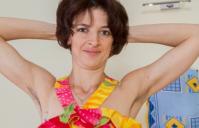 Milady in Milady shows off in this hairy porn from We Are Hairy