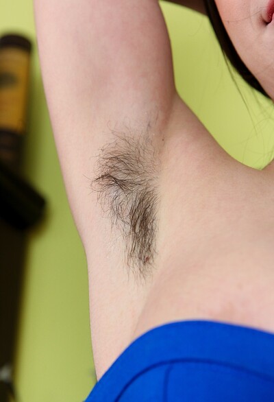 Annie Engeltie in Annie Engeltie takes off her blue dress from We Are Hairy