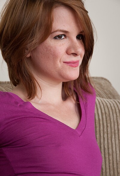 Zia in American redhead Zia strips and shows fire from We Are Hairy