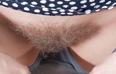 Ekaterina Ananasova in Ekaterina Ananasova strips and masturbates from We Are Hairy
