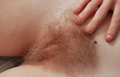 Valcorie in Hairy Valcorie enjoys giving peep shows from We Are Hairy