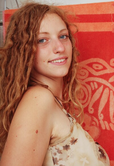 Valcorie in Valcorie enjoys looking at her hairy body from We Are Hairy